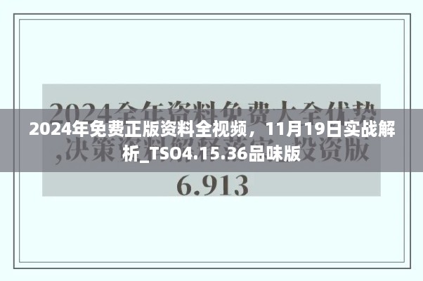 2024年免费正版资料全视频，11月19日实战解析_TSO4.15.36品味版