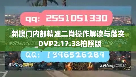 新澳门内部精准二肖操作解读与落实_DVP2.17.38拍照版