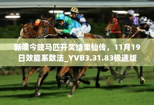 新澳今晚马匹开奖结果仙传，11月19日效能系数法_YVB3.31.83极速版