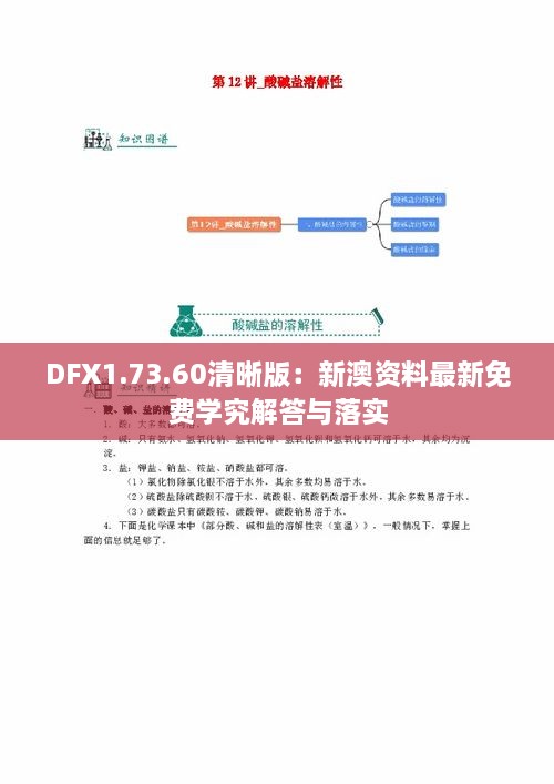 DFX1.73.60清晰版：新澳资料最新免费学究解答与落实