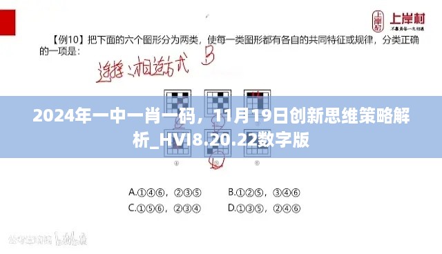 2024年一中一肖一码，11月19日创新思维策略解析_HVI8.20.22数字版