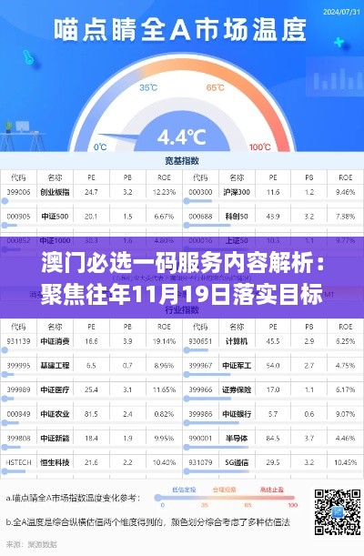 澳门必选一码服务内容解析：聚焦往年11月19日落实目标_FZL1.77.56特供版