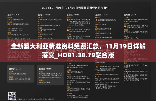 全新澳大利亚精准资料免费汇总，11月19日详解落实_HDB1.38.79融合版