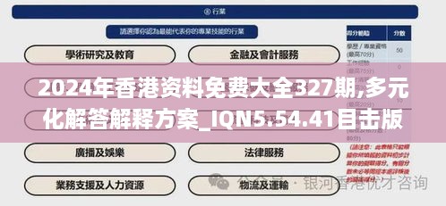 2024年香港资料免费大全327期,多元化解答解释方案_IQN5.54.41目击版