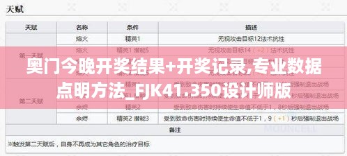 奥门今晚开奖结果+开奖记录,专业数据点明方法_FJK41.350设计师版