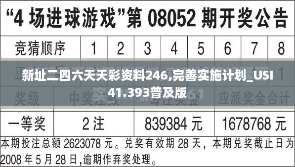 新址二四六天天彩资料246,完善实施计划_USI41.393普及版