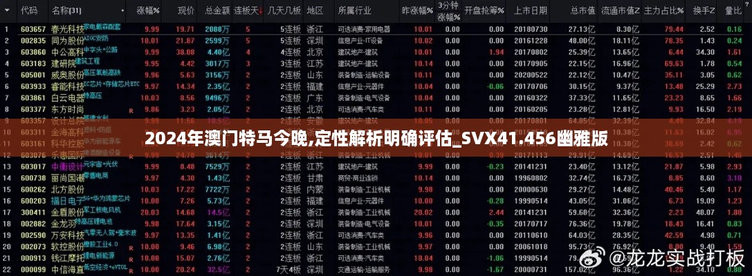 2024年澳门特马今晚,定性解析明确评估_SVX41.456幽雅版