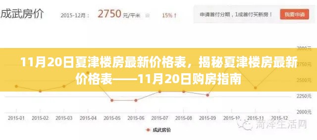 揭秘夏津楼房最新价格表，11月20日购房指南及最新价格发布