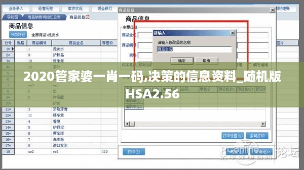 2020管家婆一肖一码,决策的信息资料_随机版HSA2.56