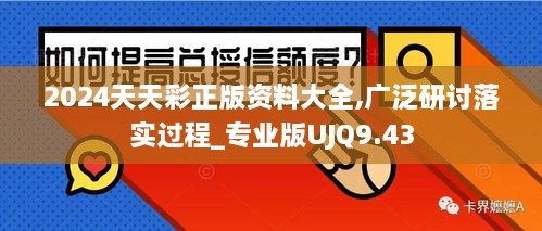 2024天天彩正版资料大全,广泛研讨落实过程_专业版UJQ9.43