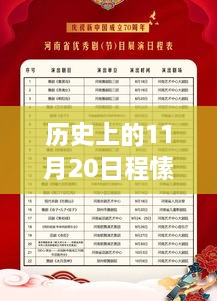 历史上的11月20日程愫的最新动态回顾