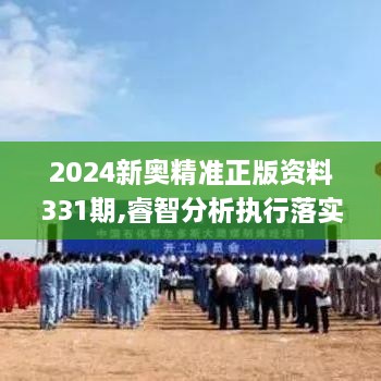 2024新奥精准正版资料331期,睿智分析执行落实_YOM1.33