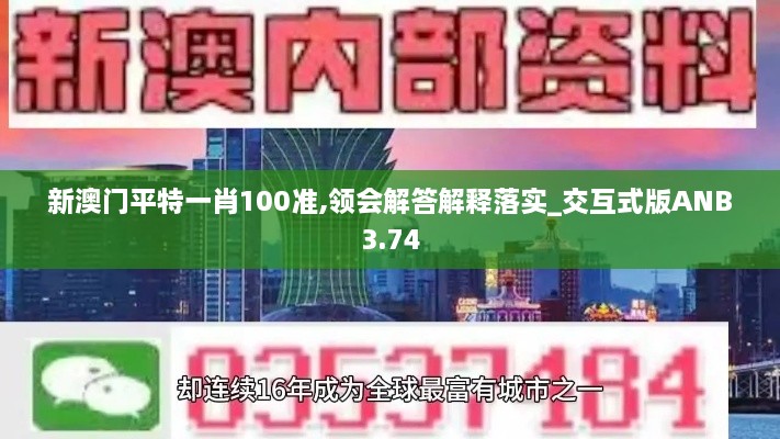 新澳门平特一肖100准,领会解答解释落实_交互式版ANB3.74