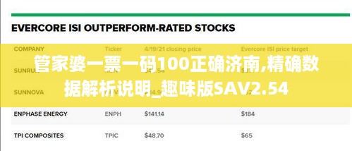 管家婆一票一码100正确济南,精确数据解析说明_趣味版SAV2.54