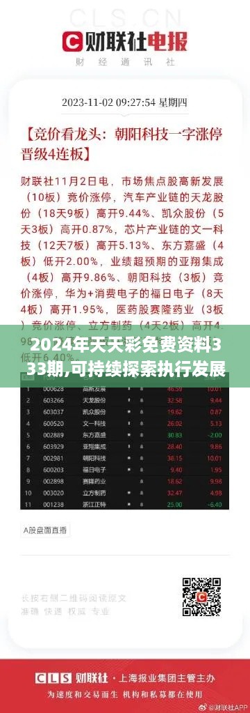 2024年天天彩免费资料333期,可持续探索执行发展_NKK6.34