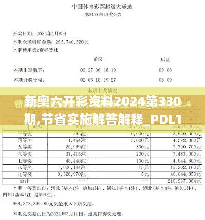 新奥六开彩资料2024第330期,节省实施解答解释_PDL1.33