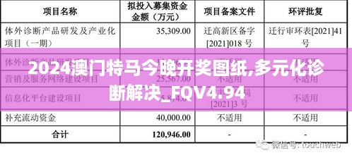 2024澳门特马今晚开奖图纸,多元化诊断解决_FQV4.94