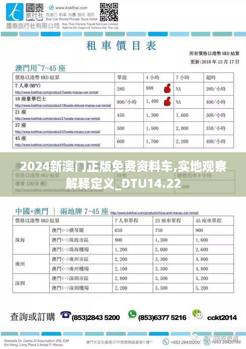 2024新澳门正版免费资料车,实地观察解释定义_DTU14.22