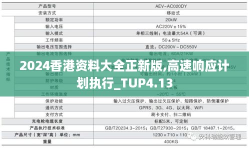 2024香港资料大全正新版,高速响应计划执行_TUP4.13