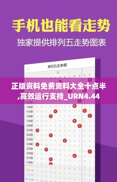 正版资料免费资料大全十点半,高效运行支持_URN4.44