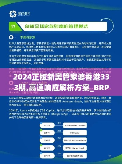 2024正版新奥管家婆香港333期,高速响应解析方案_BRP2.50