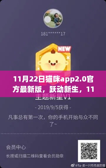 11月22日猫咪app2.0官方最新版，跃动新生，11月22日猫咪app2.0官方最新版，与变化共舞，自信闪耀每一刻