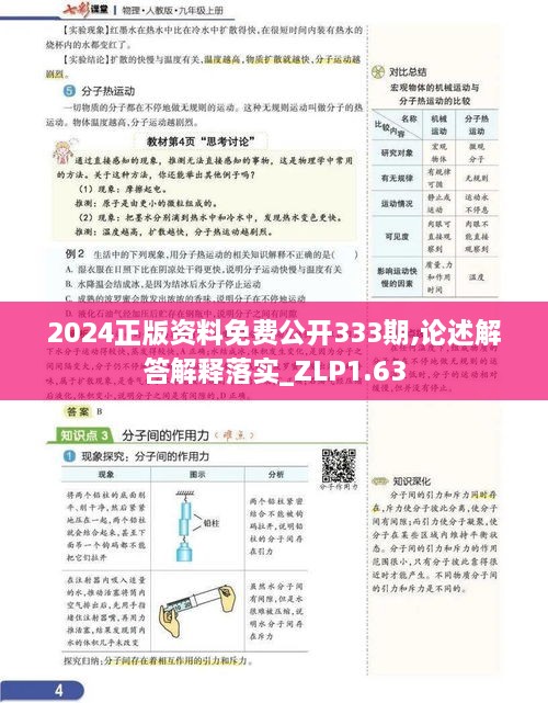 2024正版资料免费公开333期,论述解答解释落实_ZLP1.63