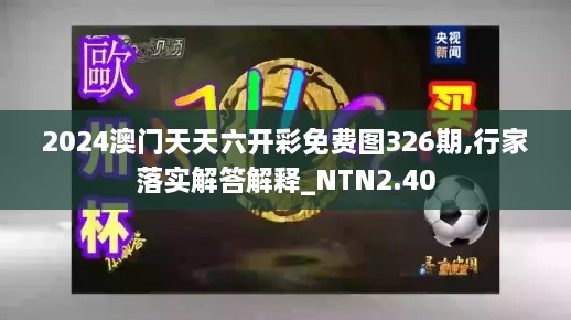 2024澳门天天六开彩免费图326期,行家落实解答解释_NTN2.40