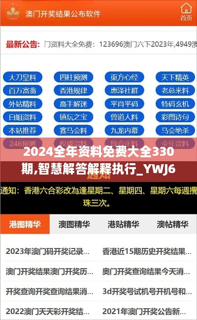 2024全年资料免费大全330期,智慧解答解释执行_YWJ6.30