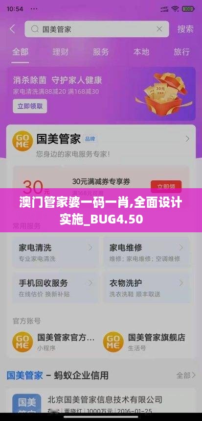 澳门管家婆一码一肖,全面设计实施_BUG4.50