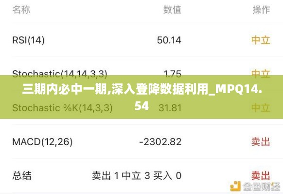 三期内必中一期,深入登降数据利用_MPQ14.54