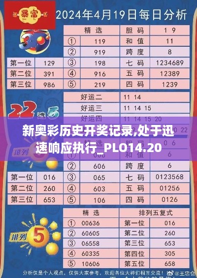 新奥彩历史开奖记录,处于迅速响应执行_PLO14.20