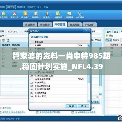 管家婆的资料一肖中特985期,稳固计划实施_NFL4.39