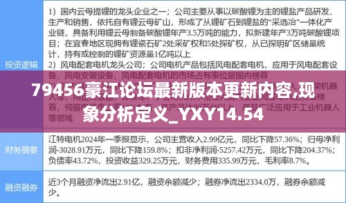 79456豪江论坛最新版本更新内容,现象分析定义_YXY14.54