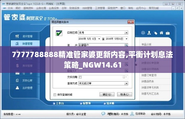 7777788888精准管家婆更新内容,平衡计划息法策略_NGW14.61