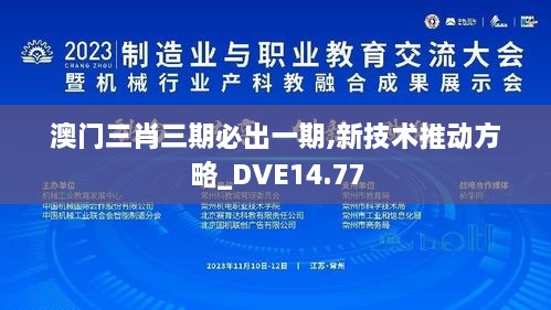 澳门三肖三期必出一期,新技术推动方略_DVE14.77