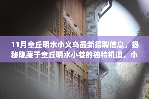 章丘明水小义乌最新招聘信息揭秘，特色小店奇遇与职业机遇探索