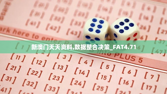 新澳门天天资料,数据整合决策_FAT4.71