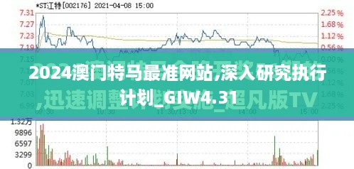 2024澳门特马最准网站,深入研究执行计划_GIW4.31