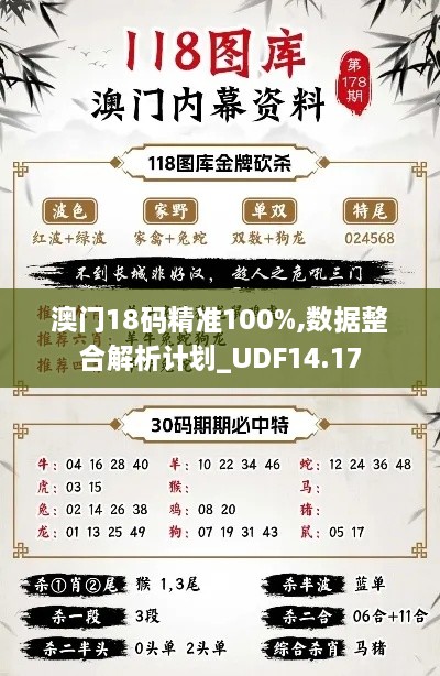 澳门18码精准100%,数据整合解析计划_UDF14.17