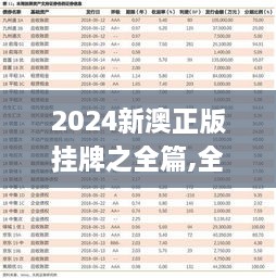 2024新澳正版挂牌之全篇,全身心数据计划_IRT4.49