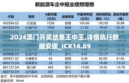 2O24澳门开奖结果王中王,详情执行数据安援_ICX14.89