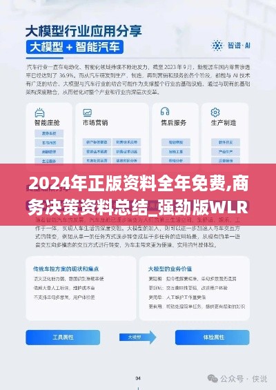 2024年正版资料全年免费,商务决策资料总结_强劲版WLR2.52