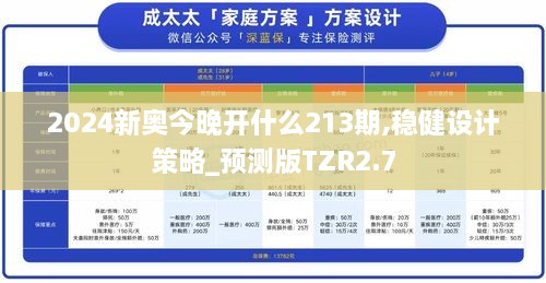 2024新奥今晚开什么213期,稳健设计策略_预测版TZR2.7