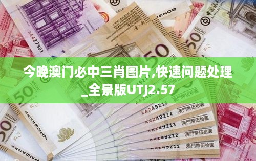 今晚澳门必中三肖图片,快速问题处理_全景版UTJ2.57