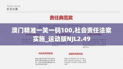 澳门精准一笑一码100,社会责任法案实施_运动版NJL2.49