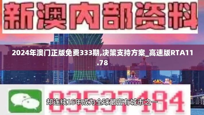 2024年澳门正版免费333期,决策支持方案_高速版RTA11.78