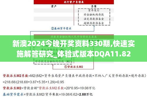 新澳2024今晚开奖资料330期,快速实施解答研究_体验式版本DQA11.82