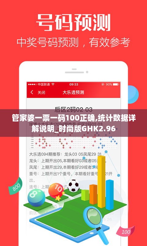 管家婆一票一码100正确,统计数据详解说明_时尚版GHK2.96