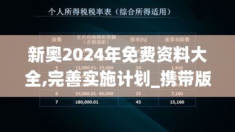 新奥2024年免费资料大全,完善实施计划_携带版KPM2.6